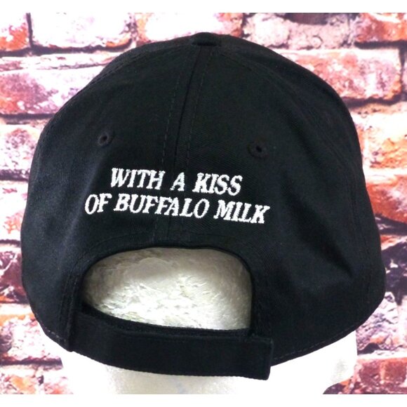 Bacio Premium Italian Pizza Cheese Baseball Cap "With A Kiss Of Buffalo Milk" Te - Picture 3 of 7